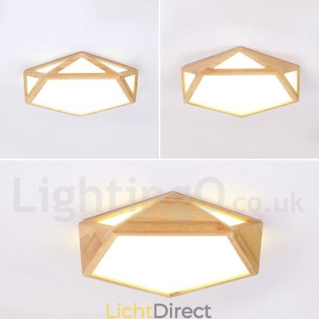 Dimbare Multi Styles Houten Plafondlamp met Acryl Kap Plafondlamp Scandinavische Stijl Dimbare Multi Styles Houten Plafondlamp met Acryl Kap Plafondlamp Scandinavische Stijl
