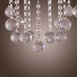 Chroom Elegante Kristallen Kaars Kroonluchter