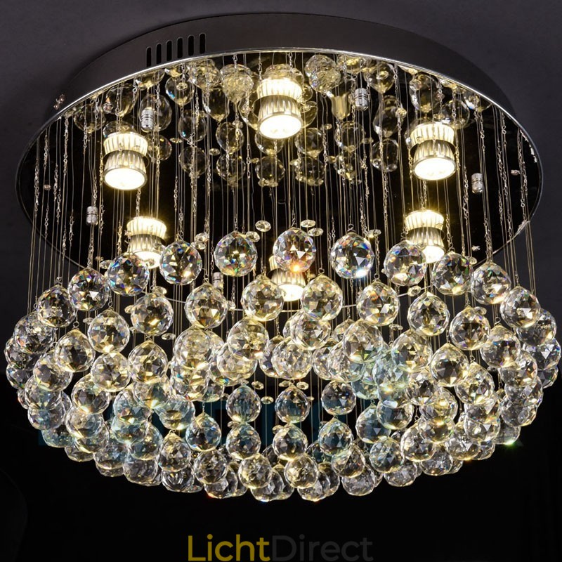 Moderne K9 Crystal ronde plafondlamp