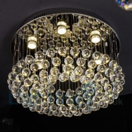 Moderne K9 Crystal ronde plafondlamp