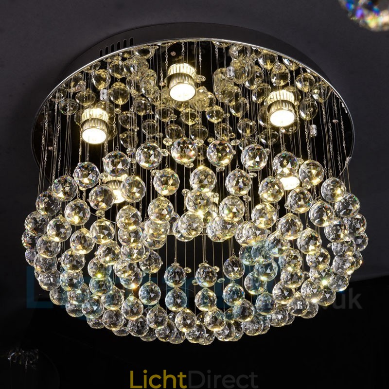 Moderne K9 Crystal ronde plafondlamp