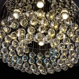 Moderne K9 Crystal ronde plafondlamp