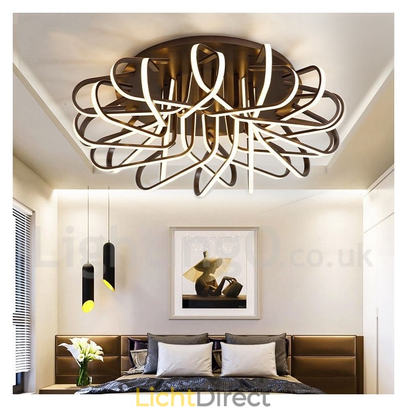 Vogelnest Dimbare Moderne Hedendaagse Aluminium Plafondlamp Kan Ook Als Wandlamp Worden Gebruikt