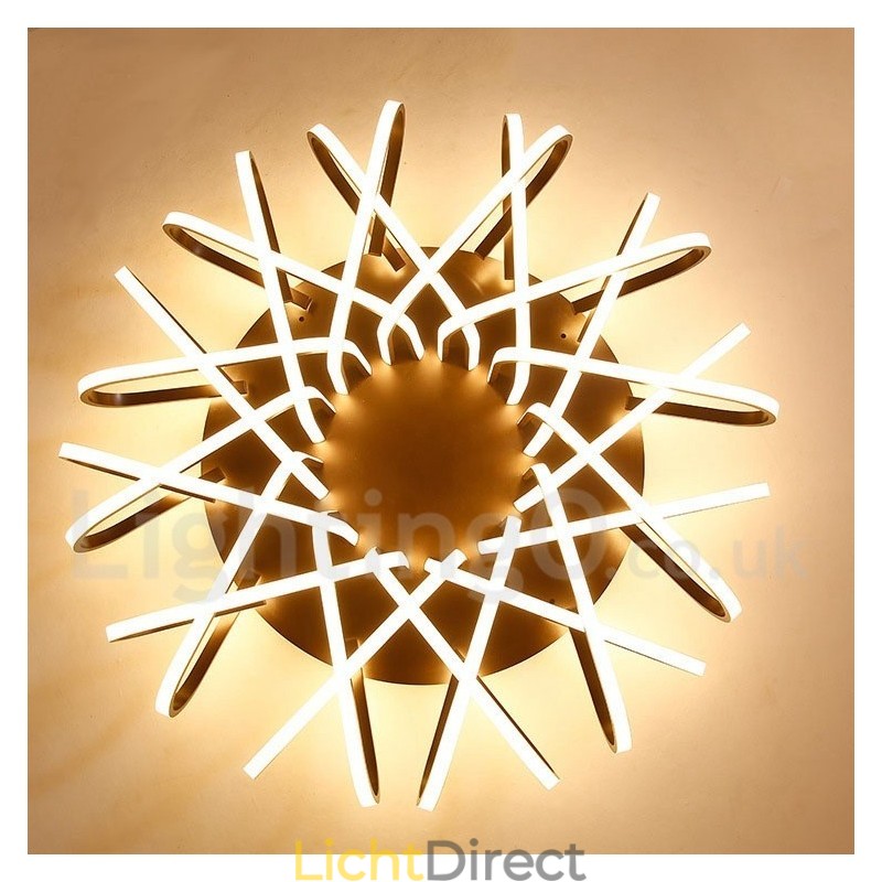 Vogelnest Dimbare Moderne Hedendaagse Aluminium Plafondlamp Kan Ook Als Wandlamp Worden Gebruikt