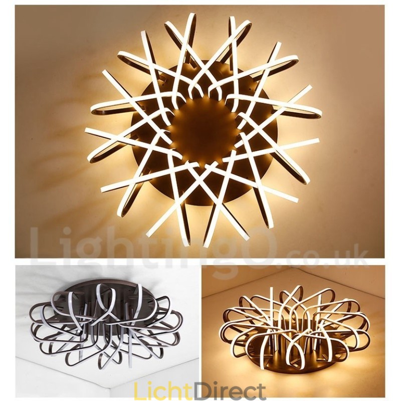 Vogelnest Dimbare Moderne Hedendaagse Aluminium Plafondlamp Kan Ook Als Wandlamp Worden Gebruikt