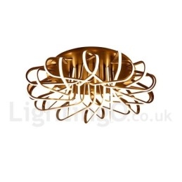 Vogelnest Dimbare Moderne Hedendaagse Aluminium Plafondlamp Kan Ook Als Wandlamp Worden Gebruikt