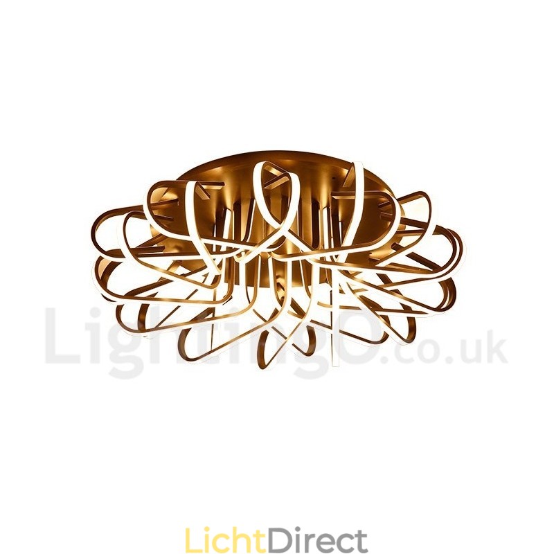 Vogelnest Dimbare Moderne Hedendaagse Aluminium Plafondlamp Kan Ook Als Wandlamp Worden Gebruikt