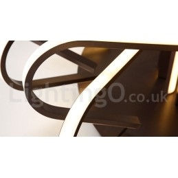 Vogelnest Dimbare Moderne Hedendaagse Aluminium Plafondlamp Kan Ook Als Wandlamp Worden Gebruikt