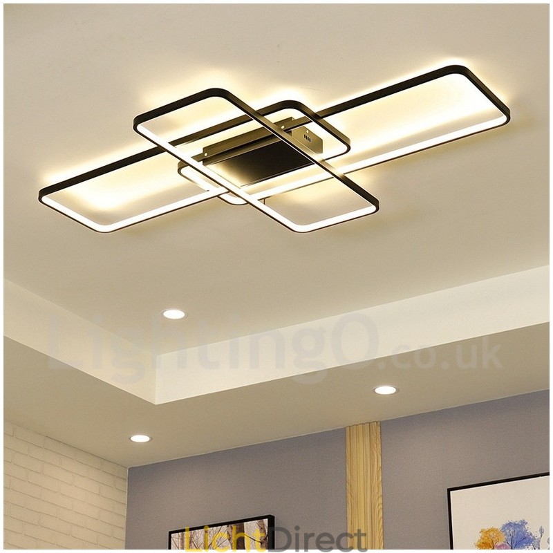 Moderne eigentijdse aluminium schilderij plafondlamp inbouw wandlamp met afstandsbediening dimmer voor woonkamer slaapkamer kan ook worden gebruikt als wandlamp