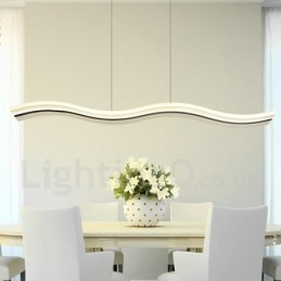 Dimbare lineaire hanglamp met afstandsbediening, modern design