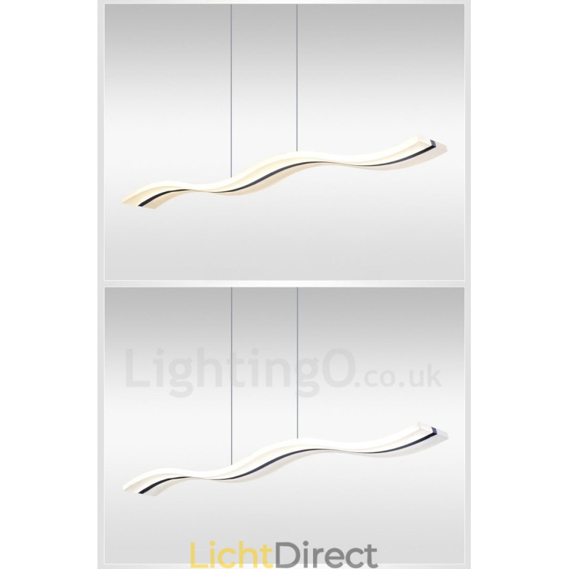 Dimbare lineaire hanglamp met afstandsbediening, modern design