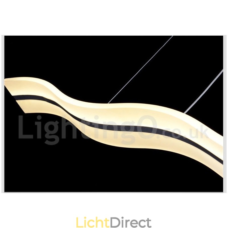 Dimbare lineaire hanglamp met afstandsbediening, modern design