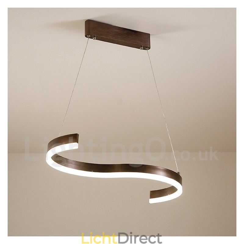 Dimbare lineaire hanglamp met afstandsbediening, modern design