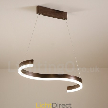 Dimbare lineaire hanglamp met afstandsbediening, modern design Dimbare lineaire hanglamp met afstandsbediening, modern design