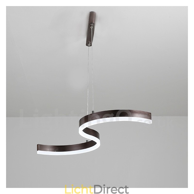 Dimbare lineaire hanglamp met afstandsbediening, modern design