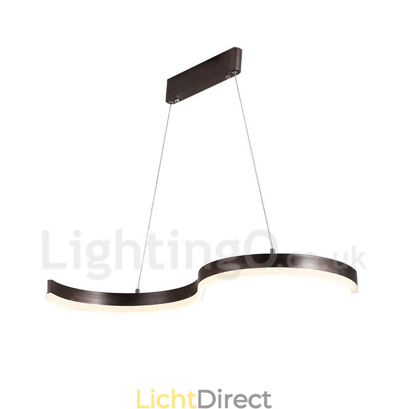 Dimbare lineaire hanglamp met afstandsbediening, modern design