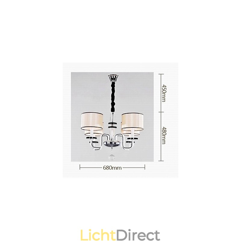 Moderne minimalistische kroonluchterverlichting Doekkunst Kristallen kroonluchter