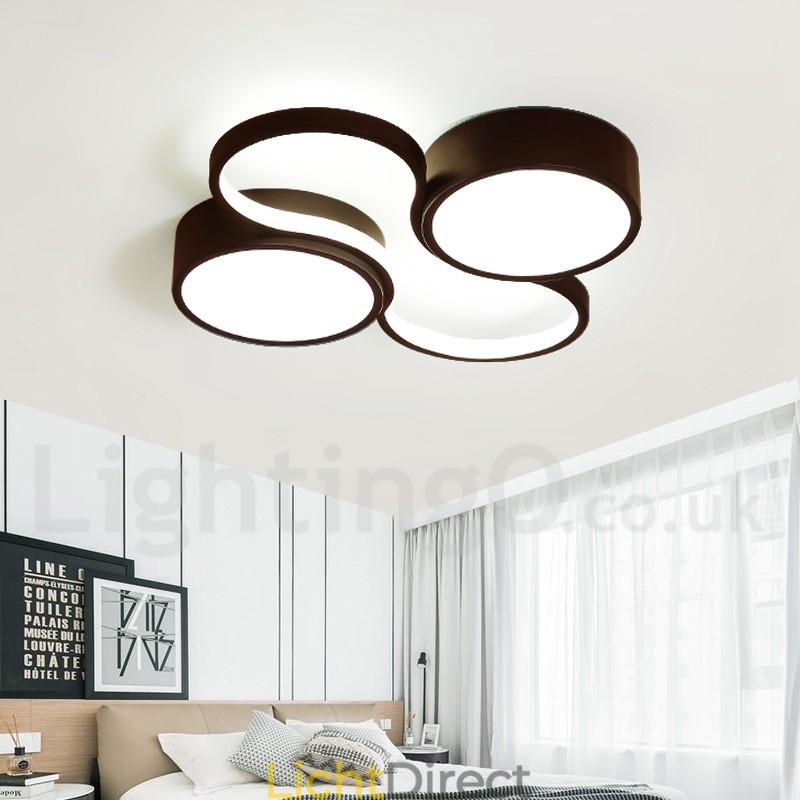 Dimbare moderne eigentijdse aluminium plafondlamp, inbouwlamp voor woonkamer/slaapkamer, kan ook als wandlamp worden gebruikt