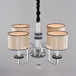 Moderne minimalistische kroonluchterverlichting Doekkunst Kristallen kroonluchter