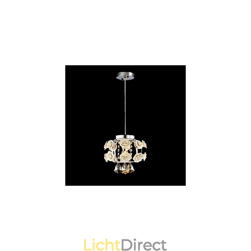 Kroonluchter Kristal Modern Hedendaags Lantaarn Metaal 1 Licht