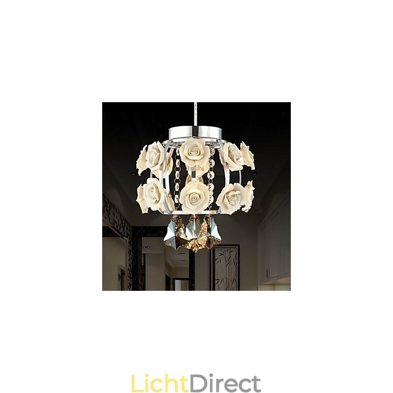 Kroonluchter Kristal Modern Hedendaags Lantaarn Metaal 1 Licht