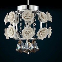Kroonluchter Kristal Modern Hedendaags Lantaarn Metaal 1 Licht