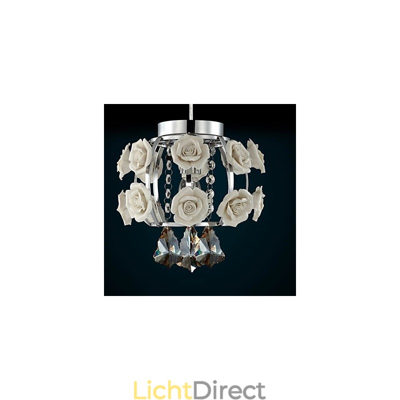 Kroonluchter Kristal Modern Hedendaags Lantaarn Metaal 1 Licht