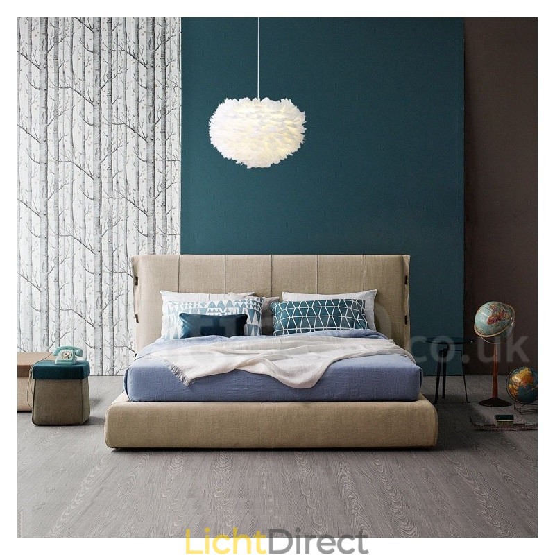 Multi Colours Feather Kroonluchter Moderne Hedendaagse Hanglamp