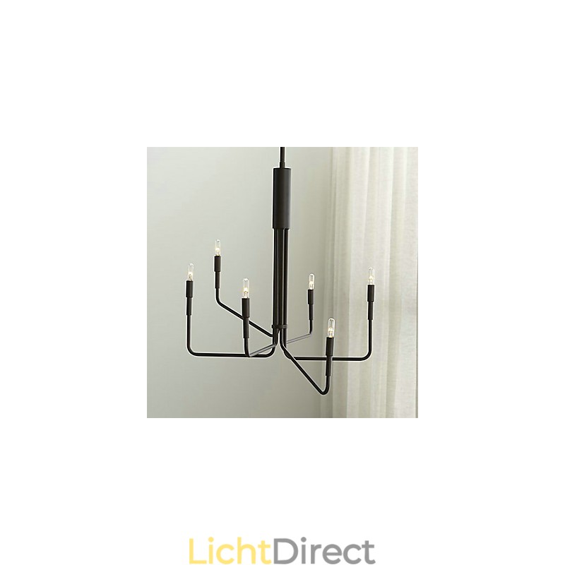 Landelijke schilderij metalen kroonluchter