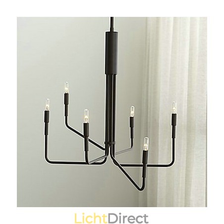 Landelijke schilderij metalen kroonluchter