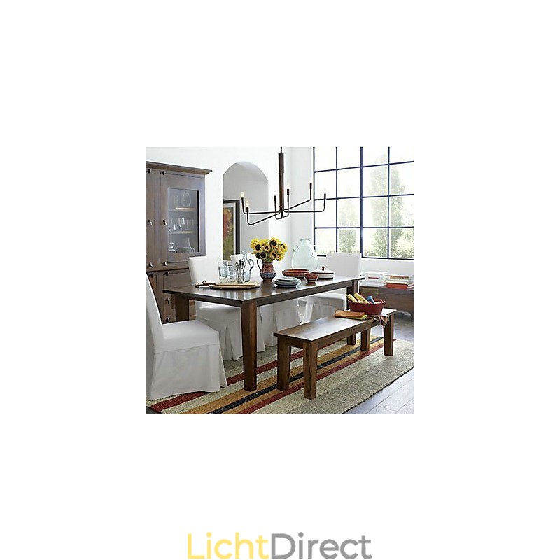 Landelijke schilderij metalen kroonluchter