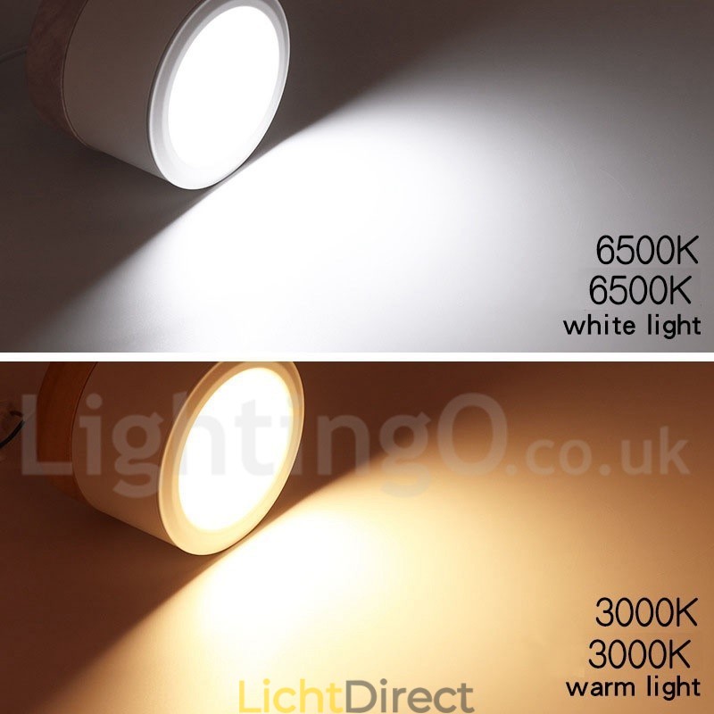 Houten moderne design mini plafondlamp met acryl kap speciaal voor Kan ook gebruikt worden als wandlamp