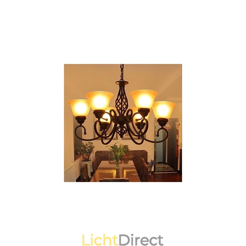 Rustieke Lodge Vintage Retro Metalen Kroonluchter Kinderen