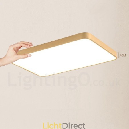 Ultradunne rechthoekige dimbare moderne eigentijdse Scandinavische stijl plafondlampen van messing met acryl kap. Kan ook als wandlamp worden gebruikt. Ultradunne rechthoekige dimbare moderne eigentijdse Scandinavische stijl plafondlampen van messing met acryl kap. Kan ook als wandlamp worden gebruikt.