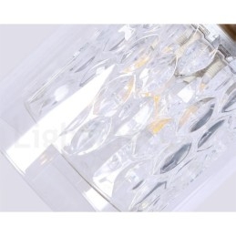 Puur messing rustieke lodge hanglamp in Scandinavische stijl met glazen kap