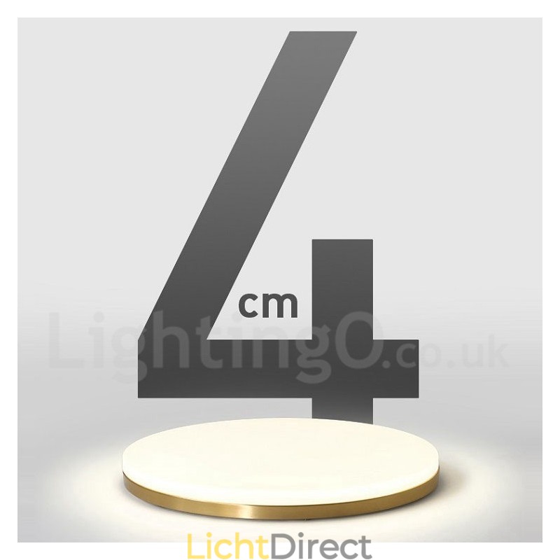 Messing ultradunne ronde dimbare moderne eigentijdse Scandinavische stijl plafondlampen met acryl kap kunnen ook als wandlamp worden gebruikt