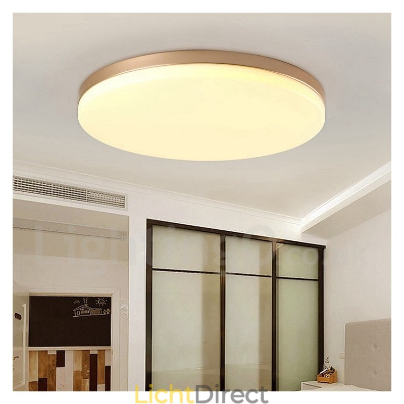 Ultradunne ronde dimbare moderne eigentijdse Scandinavische stijl plafondlampen met acryl kap kunnen ook als wandlamp worden gebruikt