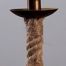Retro 1 Lamp Hennep Touw Kroonluchter Retro Landelijke Stijl
