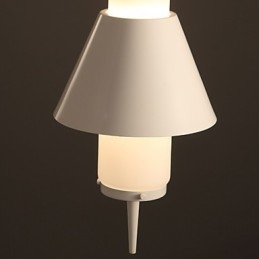 2-lichts mini-stijl moderne, eigentijdse metalen hanglamp