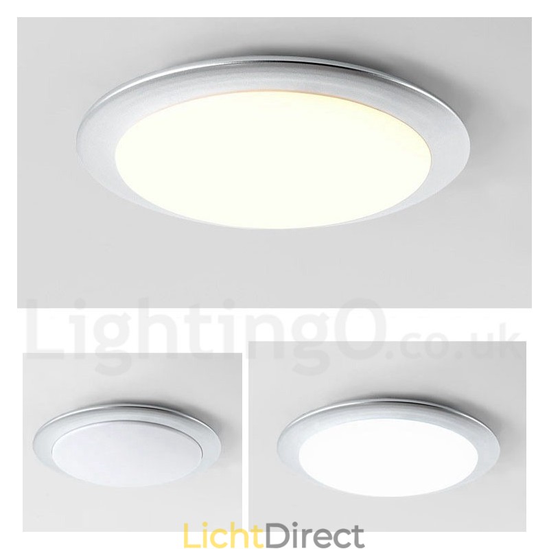 4CM dikke superdunne dimbare moderne eigentijdse Scandinavische stijl plafondlampen met acryl kap met afstandsbediening Kan ook worden gebruikt als wandlamp
