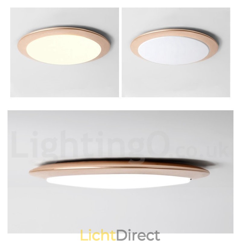 4CM dikke superdunne dimbare moderne eigentijdse Scandinavische stijl plafondlampen met acryl kap met afstandsbediening Kan ook worden gebruikt als wandlamp