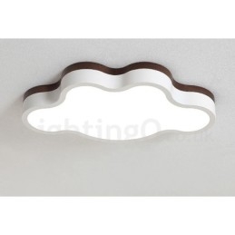Retro Houten Stalen Plafondlamp voor Kinderen
