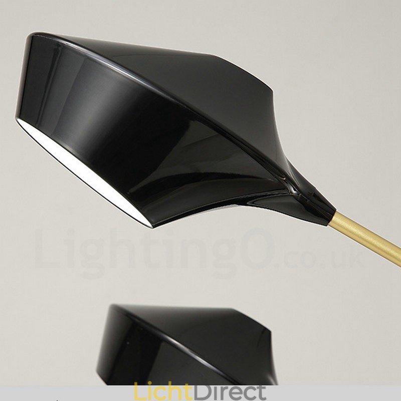 2-laags, veelkleurige lineaire retro kroonluchter met 6 lampen en acryl kappen voor buiten, garage