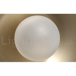 1 Lichte industriële stijl gouden mini-stijl gegalvaniseerde geschilderde afwerking hanglamp met glazen kap