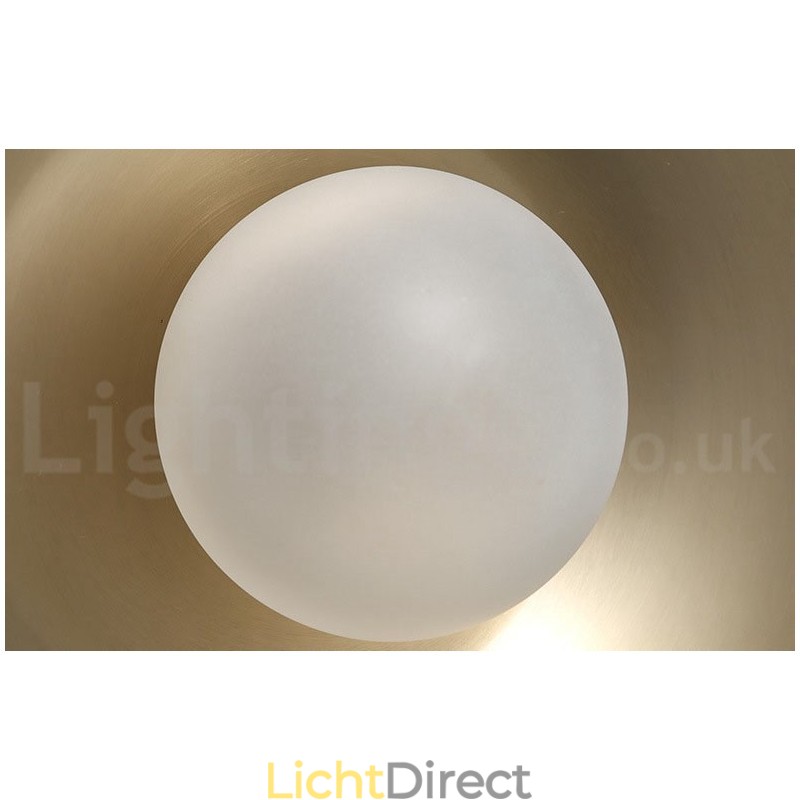 1 Lichte industriële stijl gouden mini-stijl gegalvaniseerde geschilderde afwerking hanglamp met glazen kap