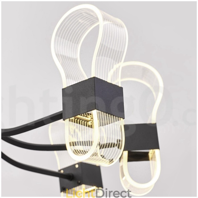 8-lichts Nordic Post Modern 2021 Design Kroonluchter met Acrylkappen