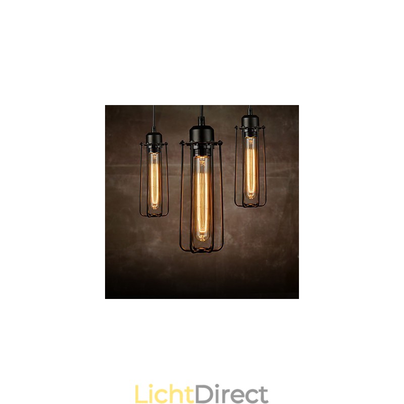 Kroonluchter Mini Stijl Rustieke Lodge Retro Metalen 3 Lichts Hanglamp