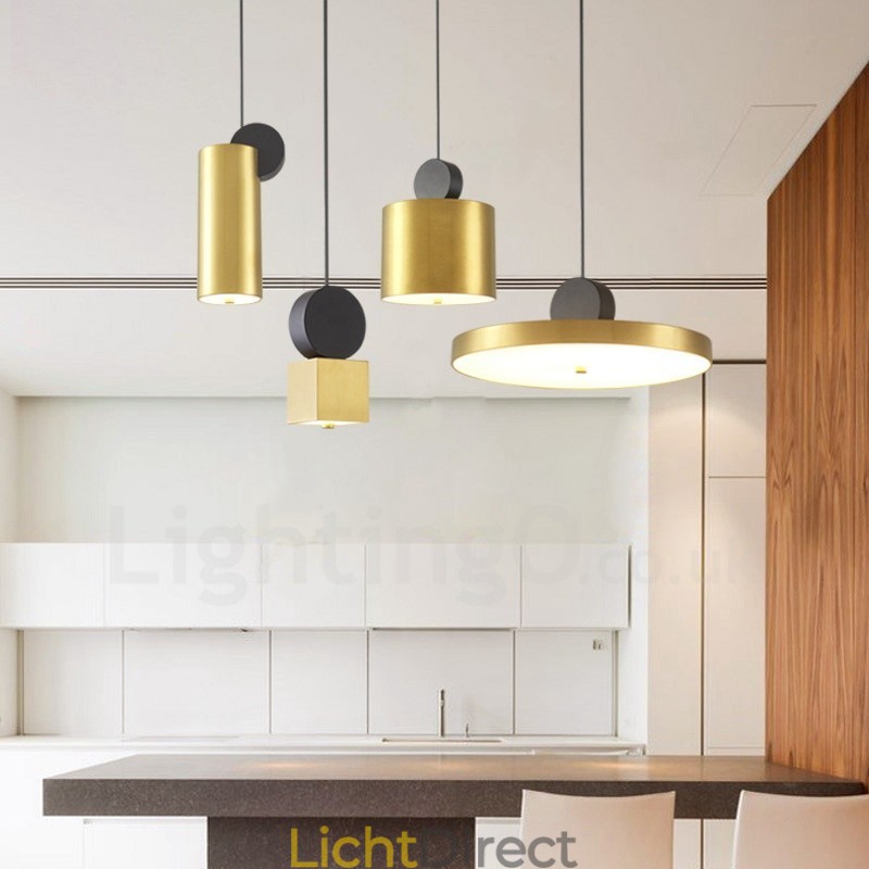 4 Stijlen Goud Zwart Postmoderne Hanglamp
