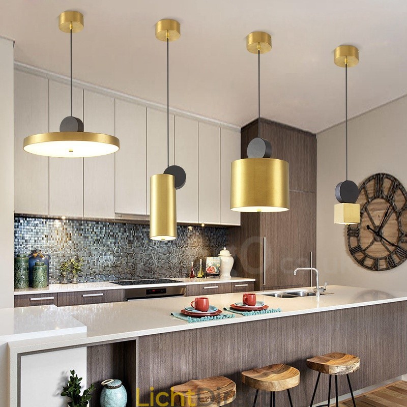 4 Stijlen Goud Zwart Postmoderne Hanglamp