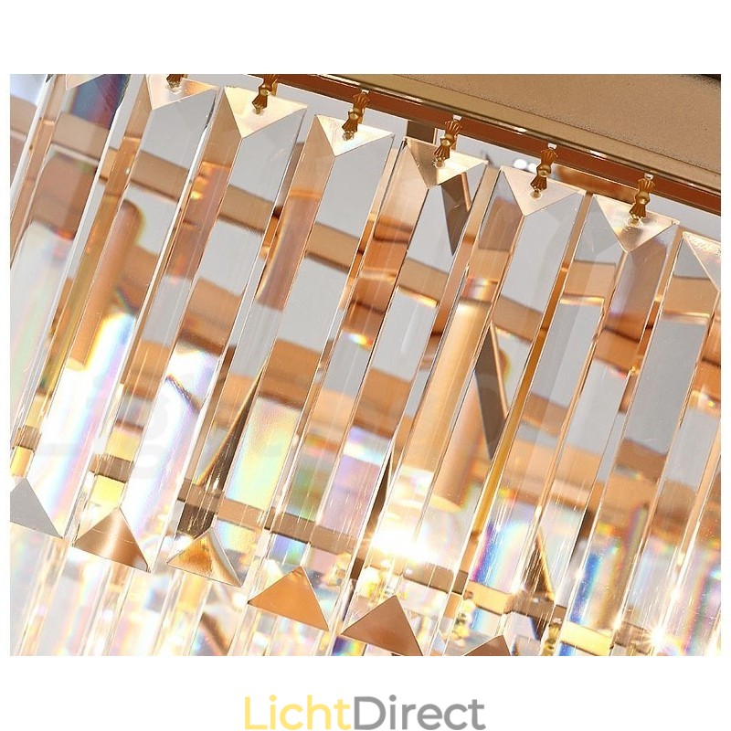 Postmoderne luxe ronde K9 kristallen hanglamp kroonluchter tentoonstellingshal